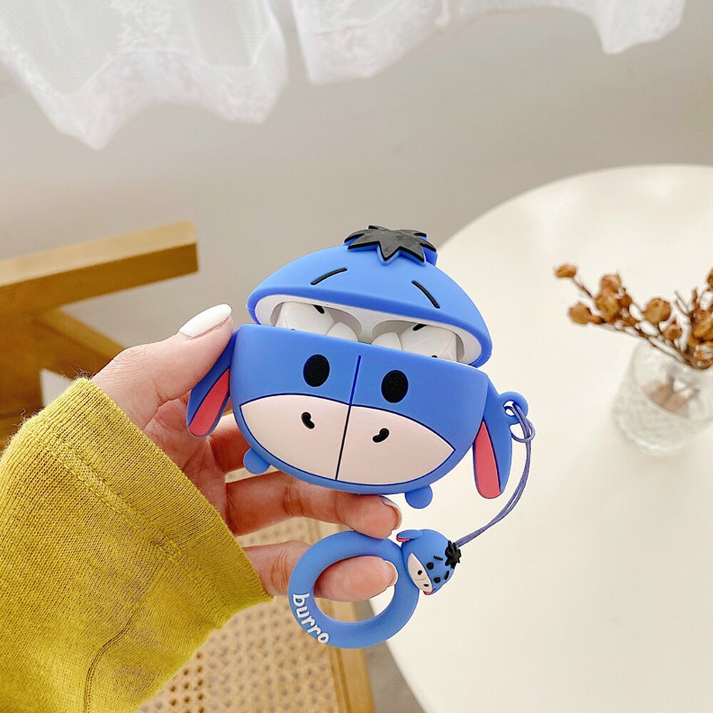 Apple Airpods Pro Eeyore Keyring Silicone Case