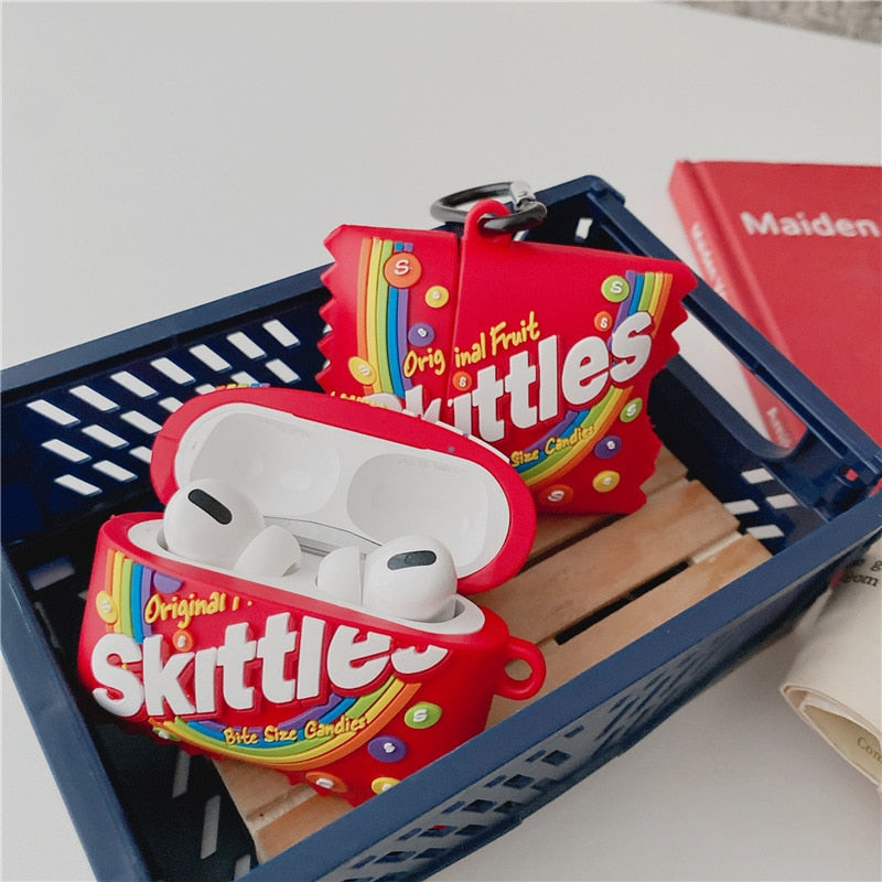 Apple Airpods Pro Snacks Skittles Silicone Case