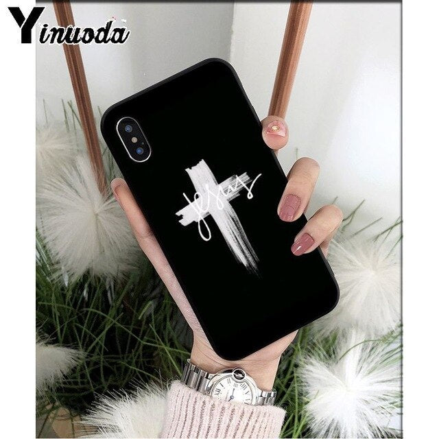 Apple iPhone Crucifix Soft Silicone Case