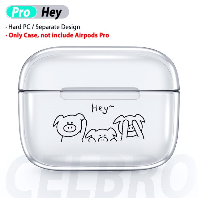 Apple Airpods Pro Clear Silicon Case