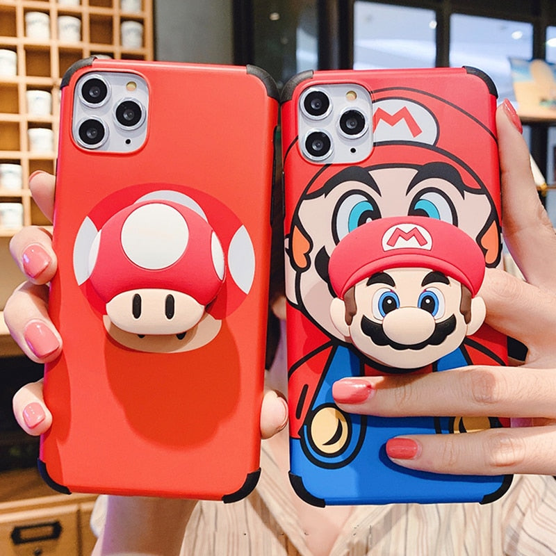 Apple iPhone 3D Mario Silicone Case