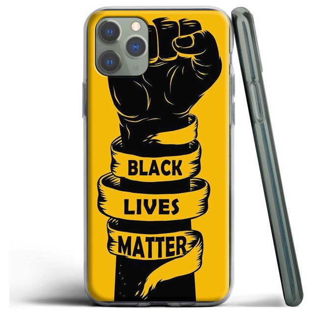 Apple iPhone Black Lives Matter Silicone Case