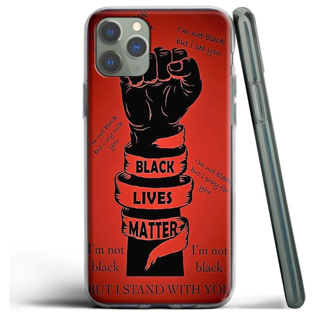 Apple iPhone Black Lives Matter Silicone Case