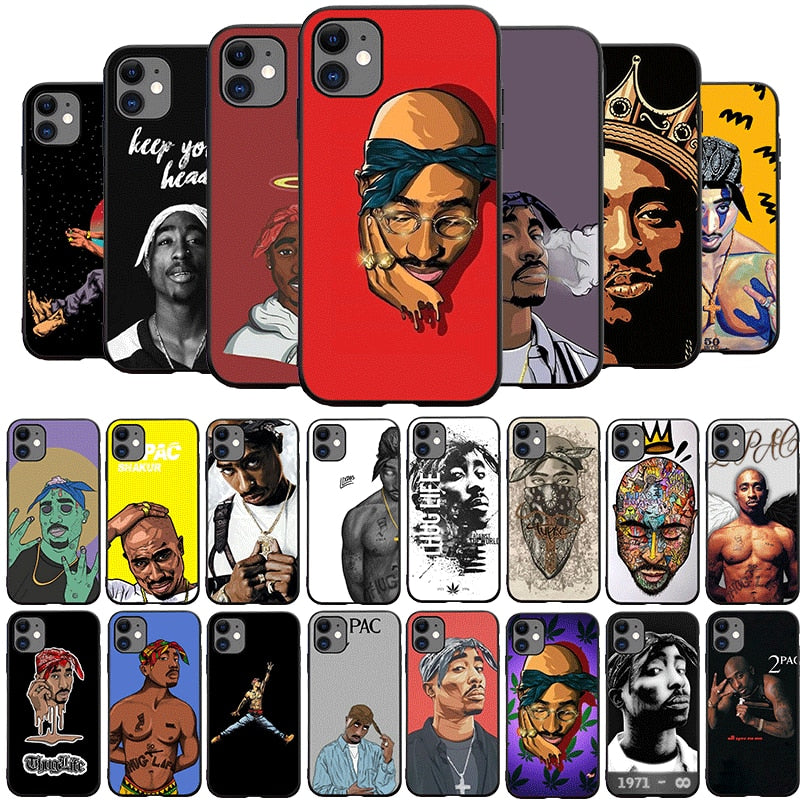 Apple iPhone 2Pac Luxury Silicone Case