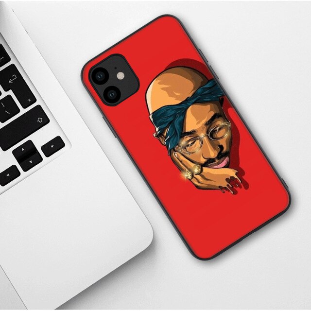 Apple iPhone 2Pac Luxury Silicone Case