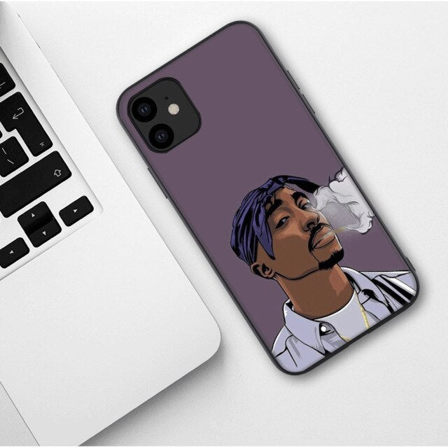 Apple iPhone 2Pac Luxury Silicone Case