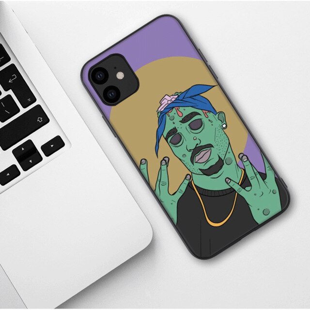 Apple iPhone 2Pac Luxury Silicone Case