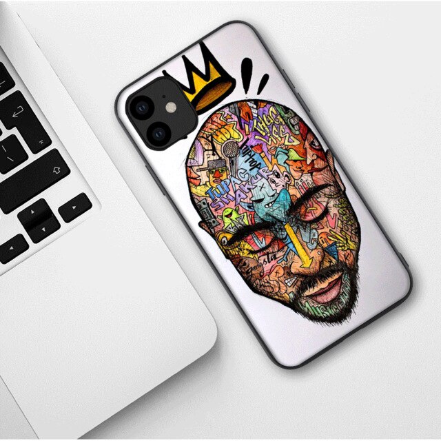 Apple iPhone 2Pac Luxury Silicone Case