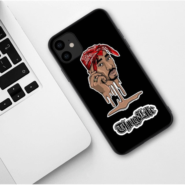 Apple iPhone 2Pac Luxury Silicone Case