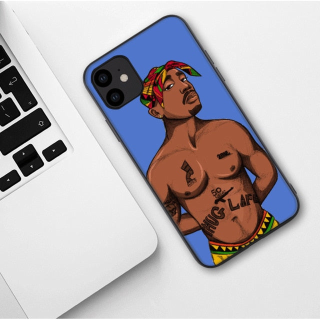 Apple iPhone 2Pac Luxury Silicone Case