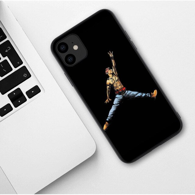 Apple iPhone 2Pac Luxury Silicone Case