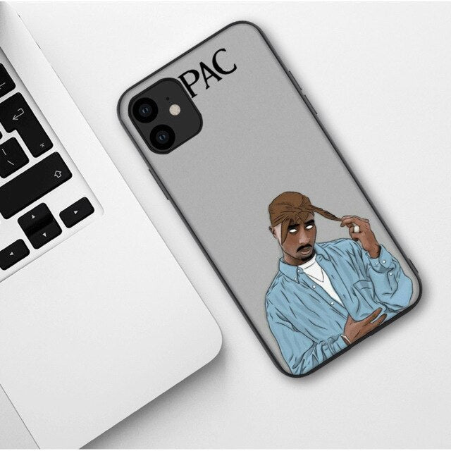 Apple iPhone 2Pac Luxury Silicone Case