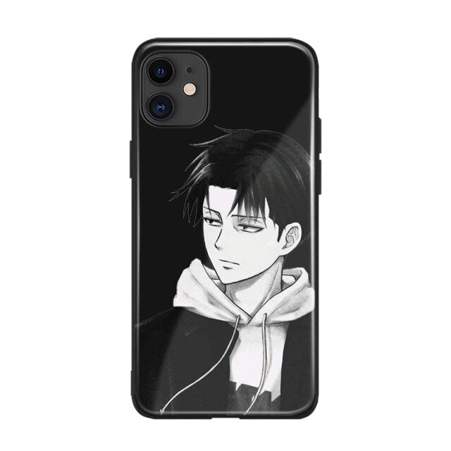 Apple iPhone AOT Levi Manga Silicone/Glass Case