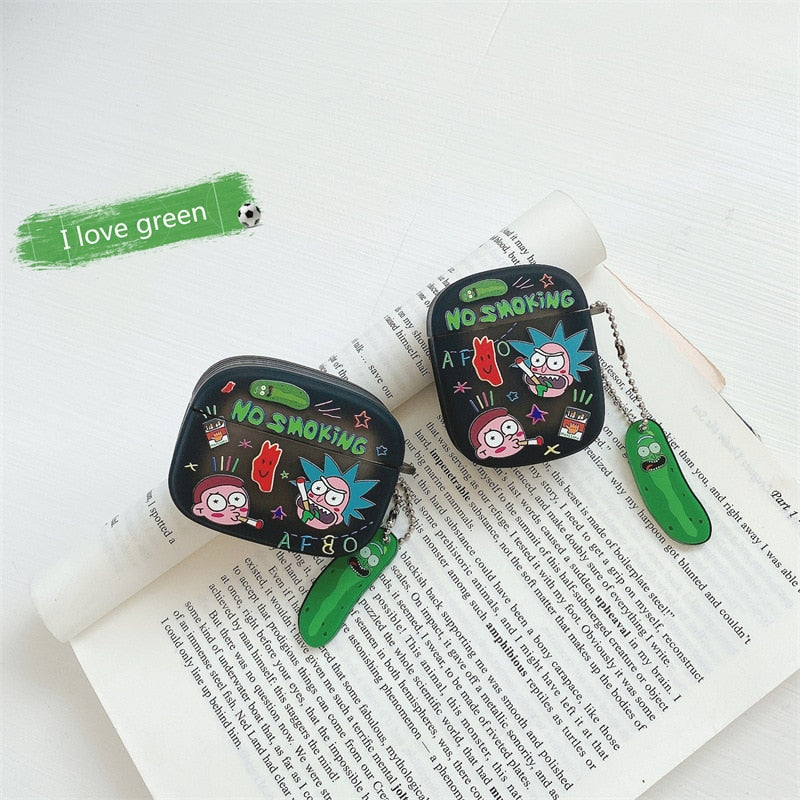 Apple Airpods Rick & Morty Pickle Rick Silicone Case