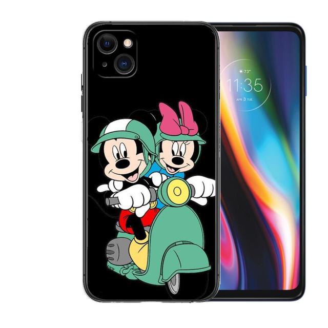 Apple iPhone Mickey Scooter Silicone Case